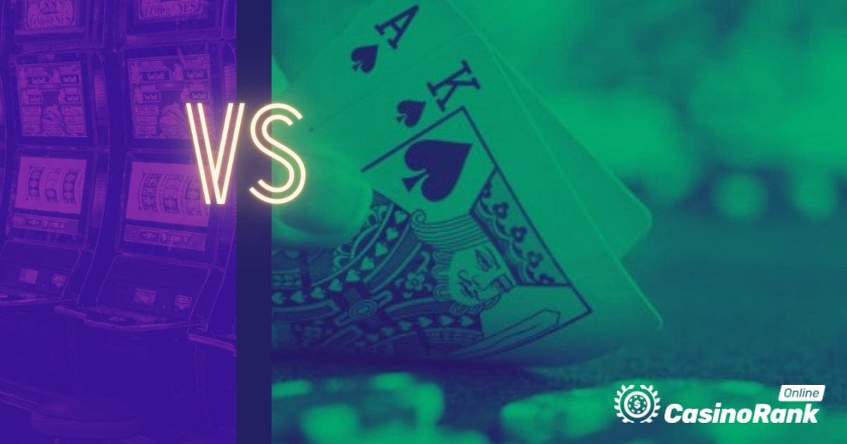Trò chơi sòng bạc trực tuyến: Slots vs Blackjack – Cái nào tốt hơn?